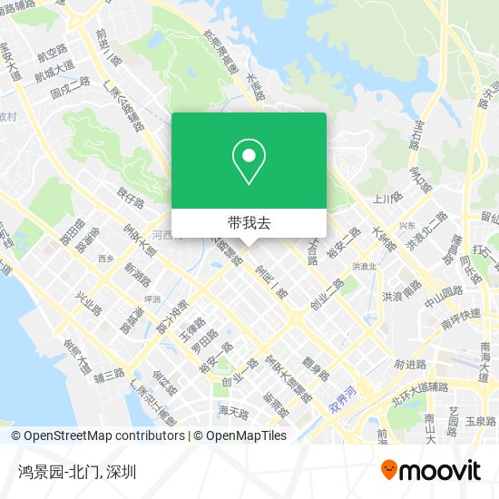 鸿景园-北门地图