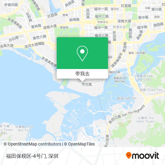 福田保税区-4号门地图