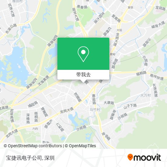 宝捷讯电子公司地图