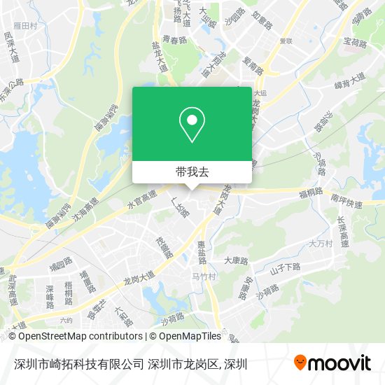 深圳市崎拓科技有限公司 深圳市龙岗区地图