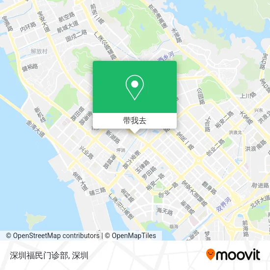 深圳福民门诊部地图