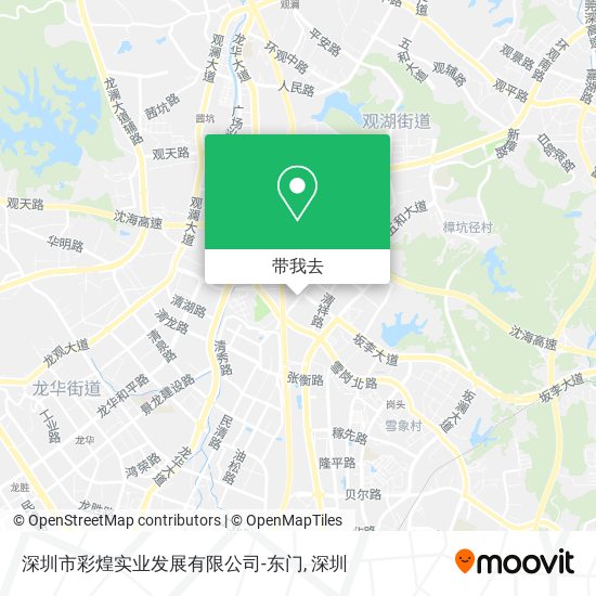 深圳市彩煌实业发展有限公司-东门地图