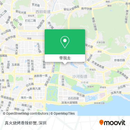 真火烧烤香辣虾蟹地图