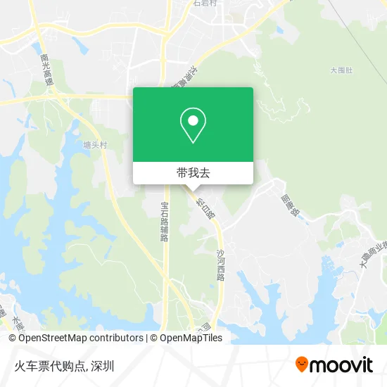 火车票代购点地图