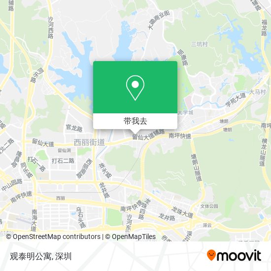 观泰明公寓地图