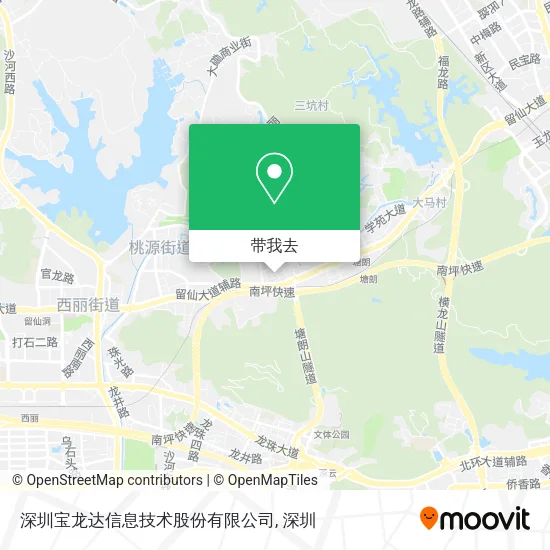 深圳宝龙达信息技术股份有限公司地图