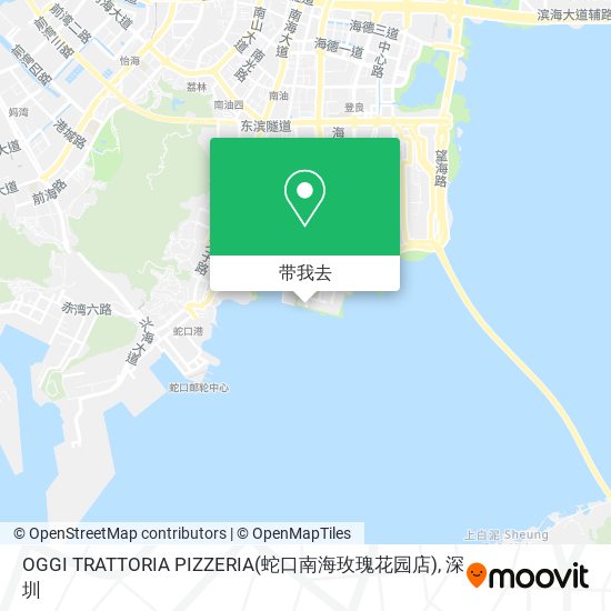 OGGI TRATTORIA PIZZERIA(蛇口南海玫瑰花园店)地图