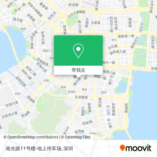 南光路11号楼-地上停车场地图