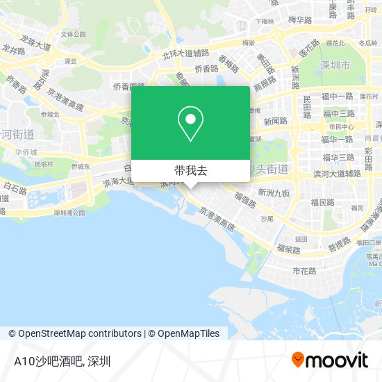 A10沙吧酒吧地图