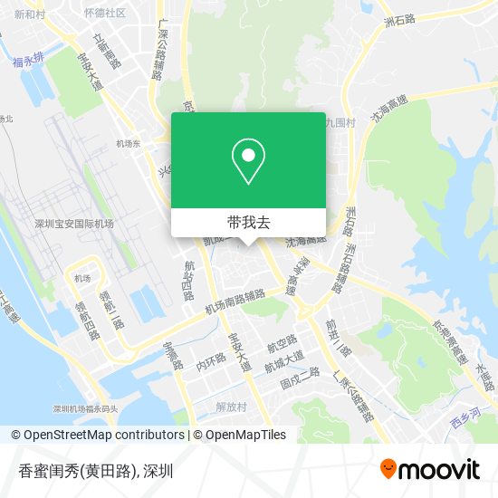 香蜜闺秀(黄田路)地图