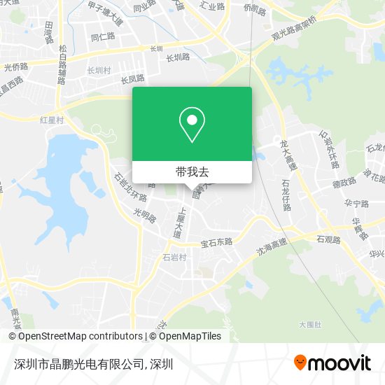 深圳市晶鹏光电有限公司地图