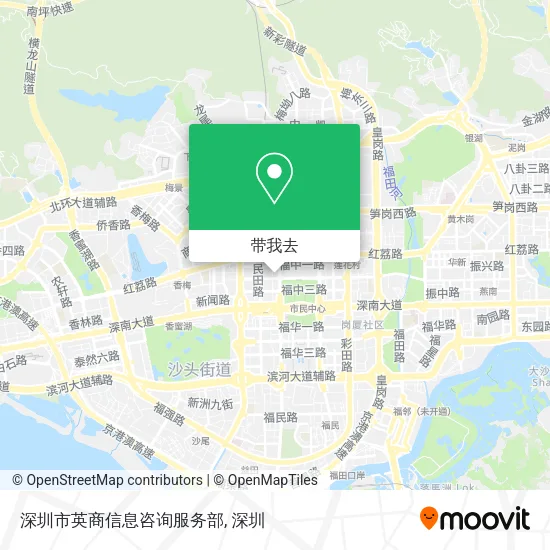 深圳市英商信息咨询服务部地图