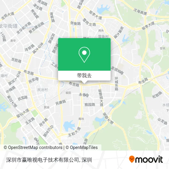 深圳市赢唯视电子技术有限公司地图