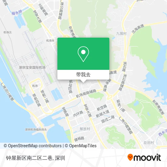 钟屋新区南二区二巷地图