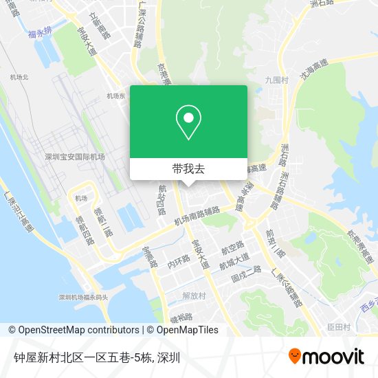 钟屋新村北区一区五巷-5栋地图
