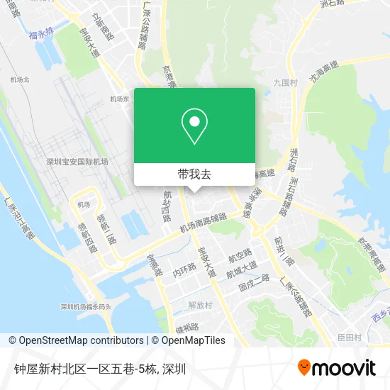 钟屋新村北区一区五巷-5栋地图