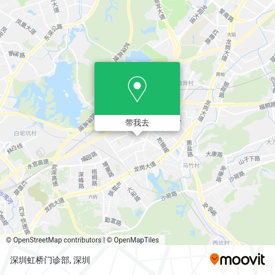 深圳虹桥门诊部地图