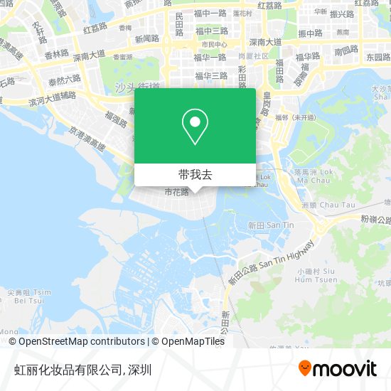 虹丽化妆品有限公司地图