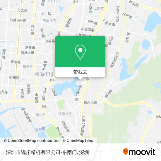 深圳市锐拓精机有限公司-东南门地图