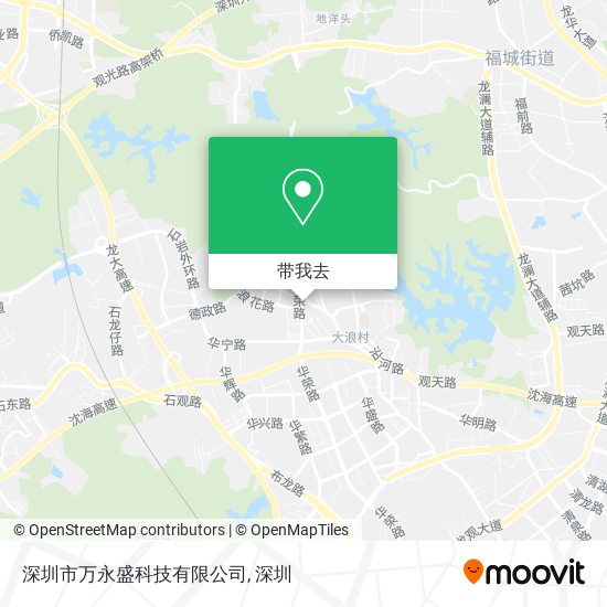 深圳市万永盛科技有限公司地图