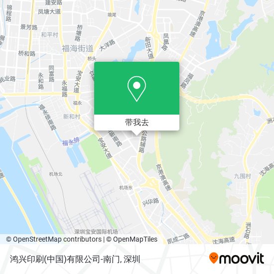 鸿兴印刷(中国)有限公司-南门地图