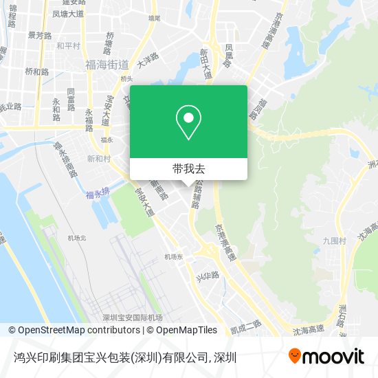 鸿兴印刷集团宝兴包装(深圳)有限公司地图