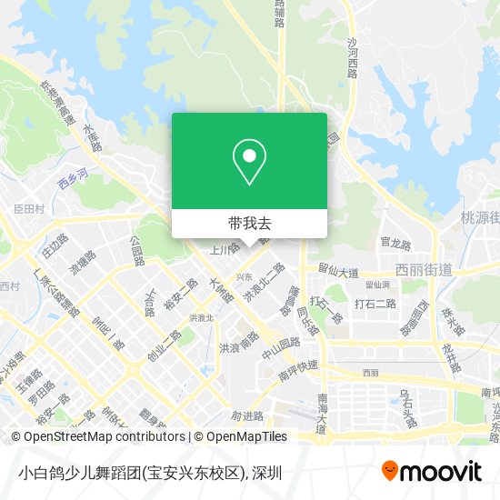 小白鸽少儿舞蹈团(宝安兴东校区)地图