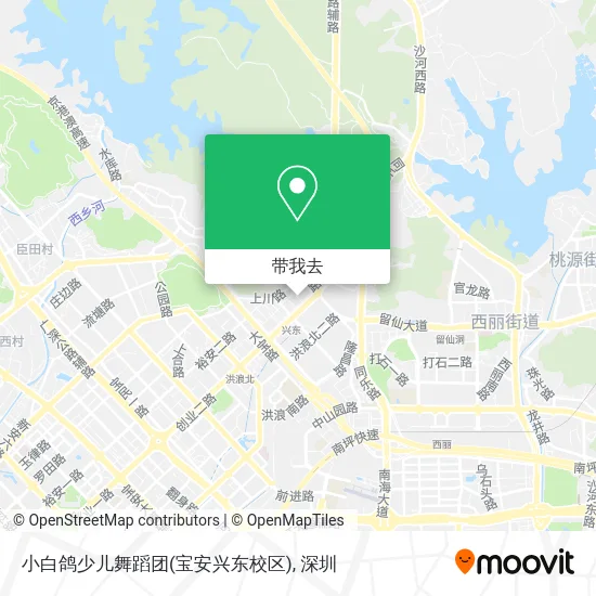 小白鸽少儿舞蹈团(宝安兴东校区)地图