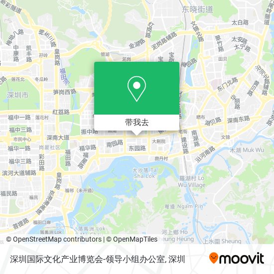 深圳国际文化产业博览会-领导小组办公室地图
