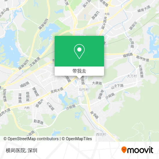 横岗医院地图