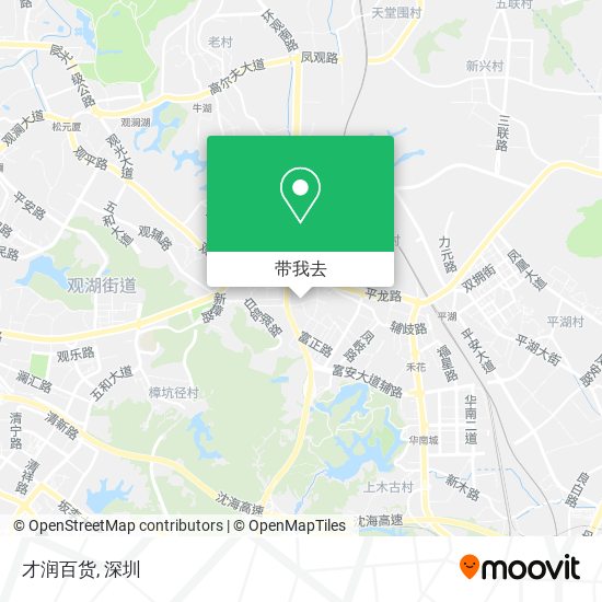 才润百货地图