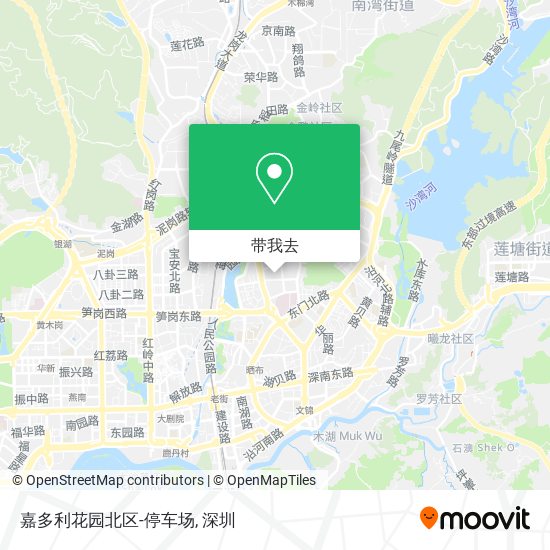 嘉多利花园北区-停车场地图