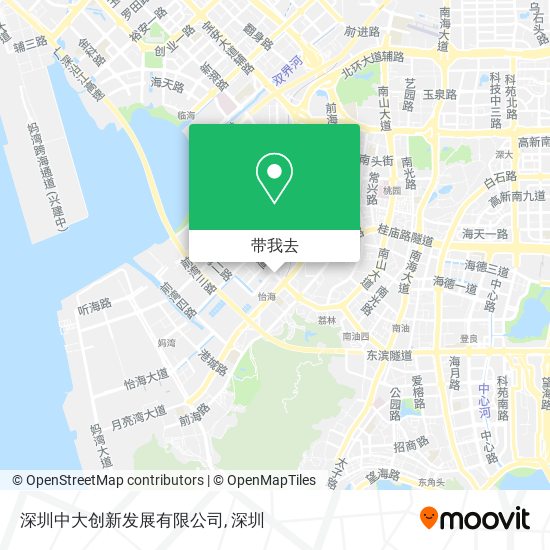 深圳中大创新发展有限公司地图