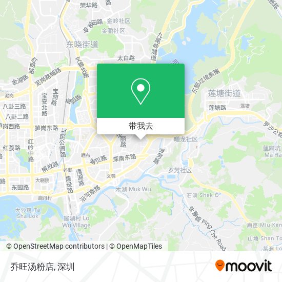 乔旺汤粉店地图