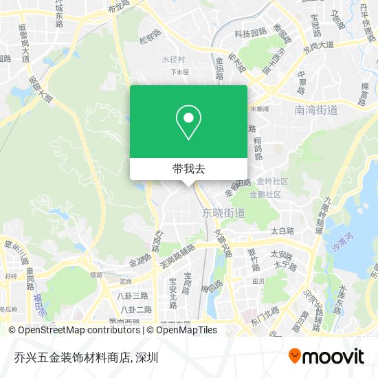 乔兴五金装饰材料商店地图