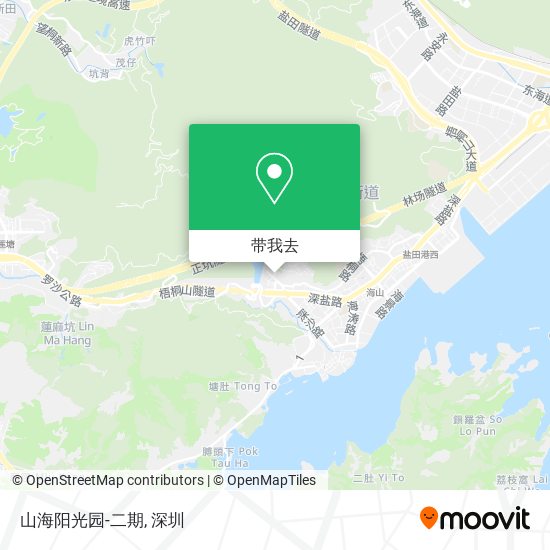 山海阳光园-二期地图