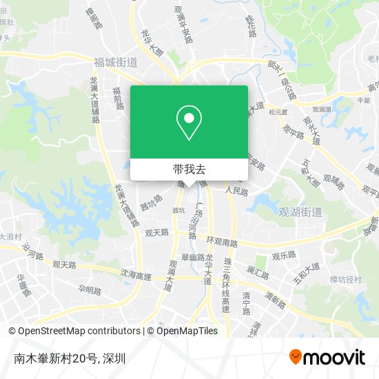 南木輋新村20号地图