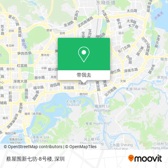 蔡屋围新七坊-8号楼地图