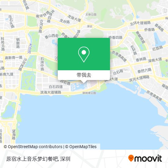 原宿水上音乐梦幻餐吧地图