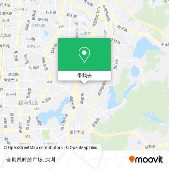 金凤凰时装广场地图