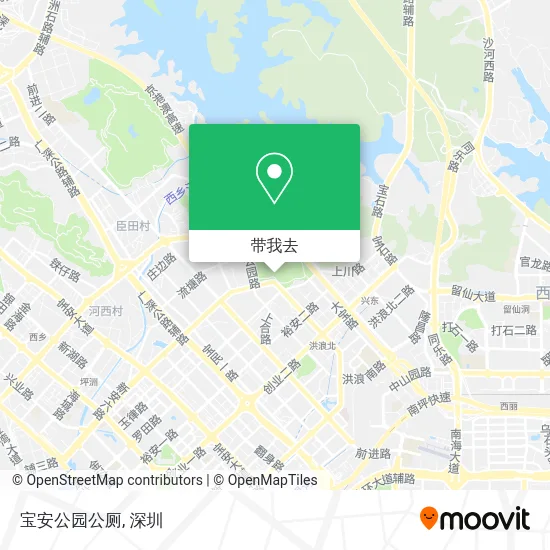宝安公园公厕地图