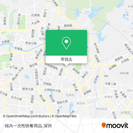 锦兴一次性快餐用品地图