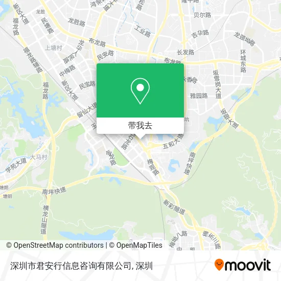 深圳市君安行信息咨询有限公司地图