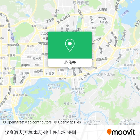 汉庭酒店(万象城店)-地上停车场地图