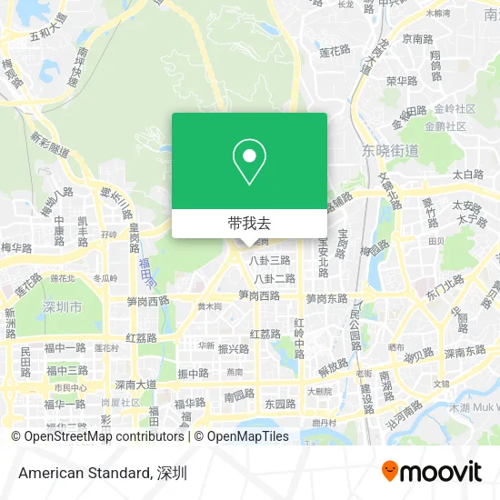 American Standard地图
