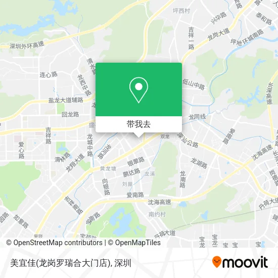 美宜佳(龙岗罗瑞合大门店)地图