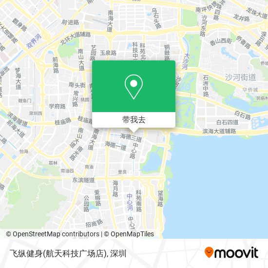 飞纵健身(航天科技广场店)地图