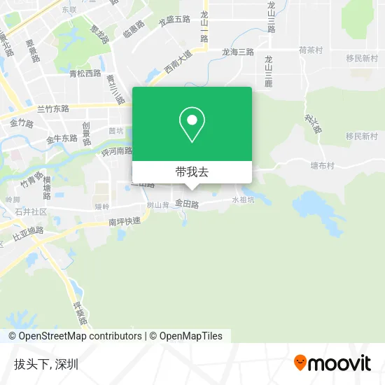拔头下地图