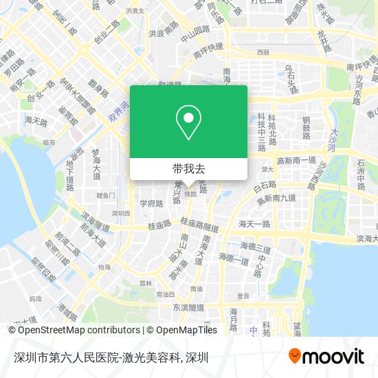 深圳市第六人民医院-激光美容科地图