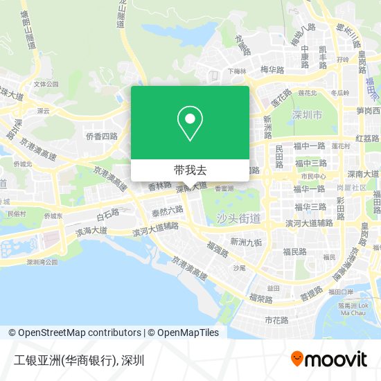 工银亚洲(华商银行)地图